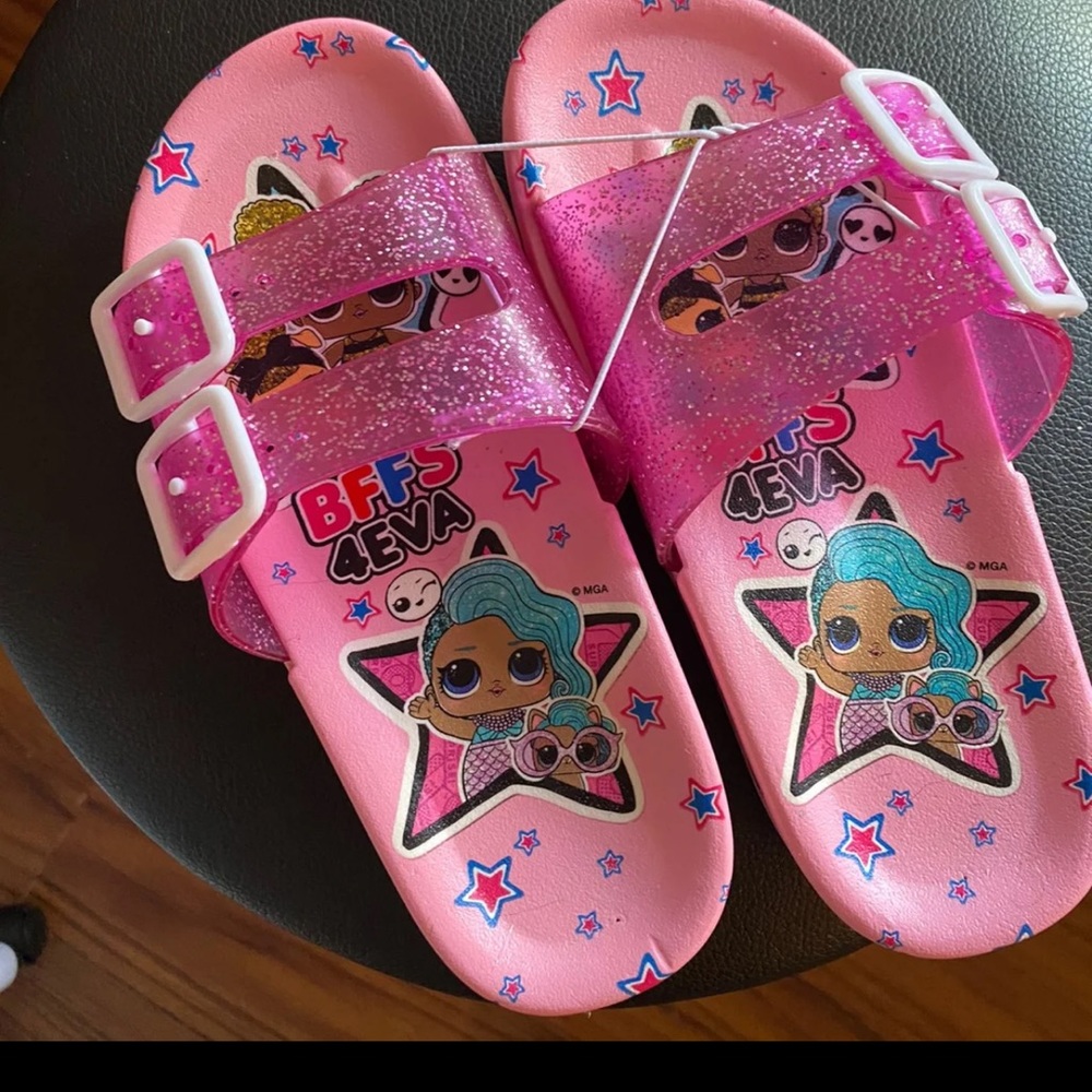 LOL Surprise girls slide sandals